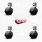 Service Caster 2'' Nylon Twin Wheel Casters with Corner Mounting Bracket , 4PK SCC-GR02S50-NYS-716-4-CB90-4 - alternate 2
